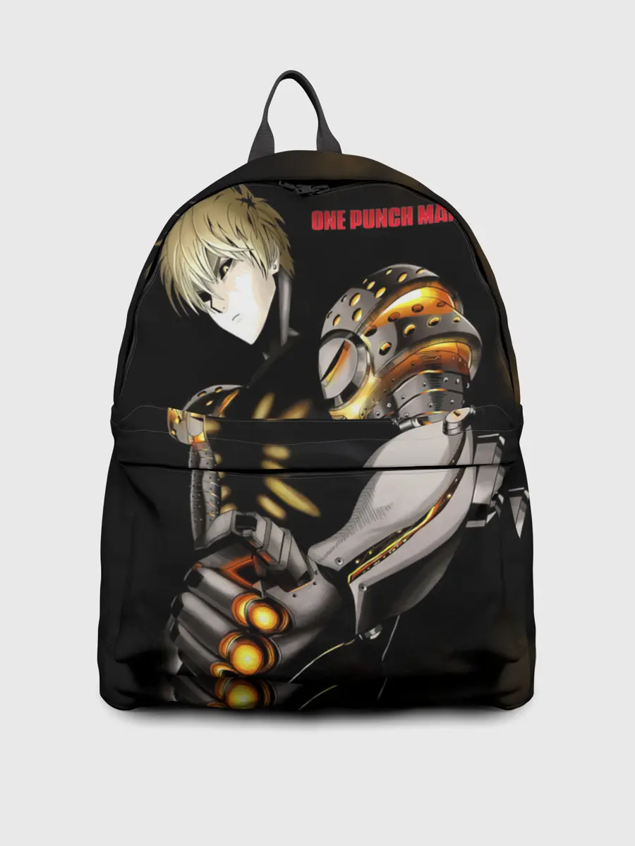 Рюкзак джинсовый / Стальной Генос One Punch-Man
