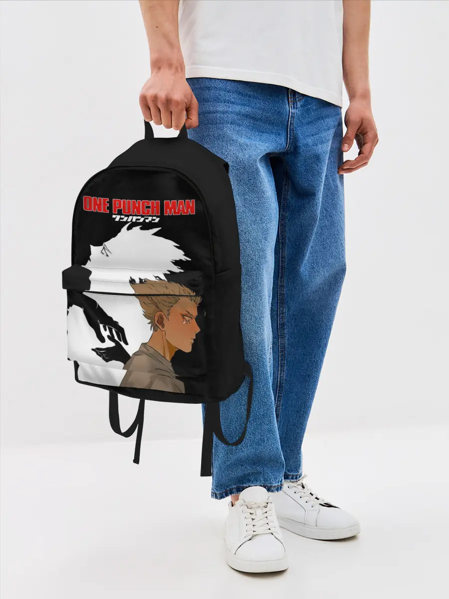 Рюкзак джинсовый / Слеза Гароу One Punch-Man