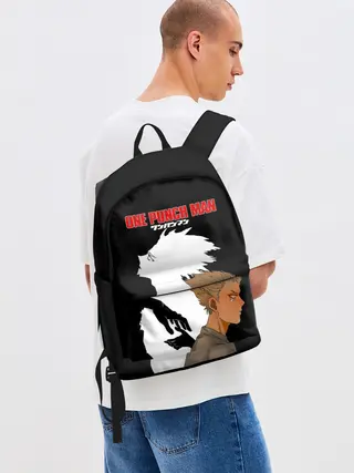 Рюкзак джинсовый / Слеза Гароу One Punch-Man