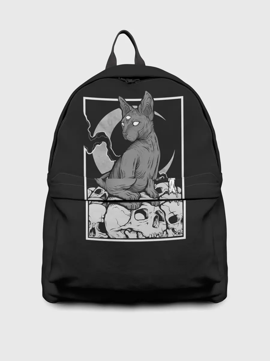 Рюкзак джинсовый / Трехглазый Сфинкс