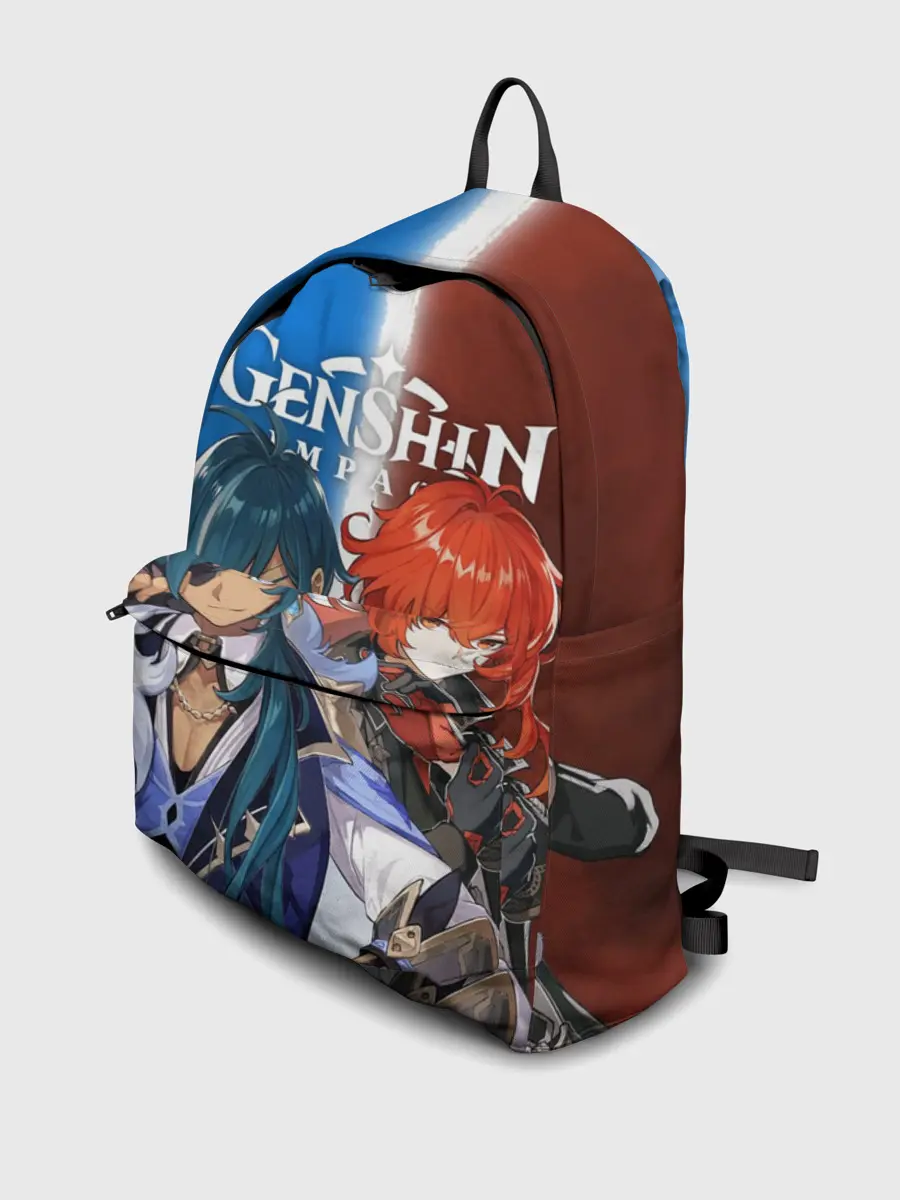 Рюкзак джинсовый / КЭЙА И ДИЛЮК | ГЕНШИН