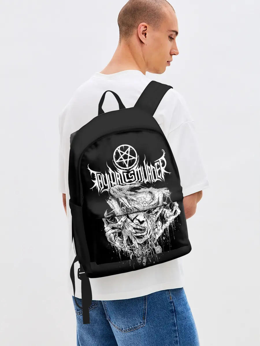 Рюкзак джинсовый / Thy Art Is Murder - Hate