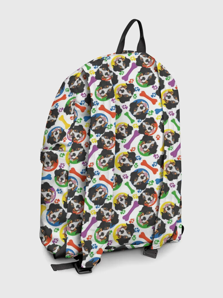 Рюкзак джинсовый / Бернский Зенненхунд