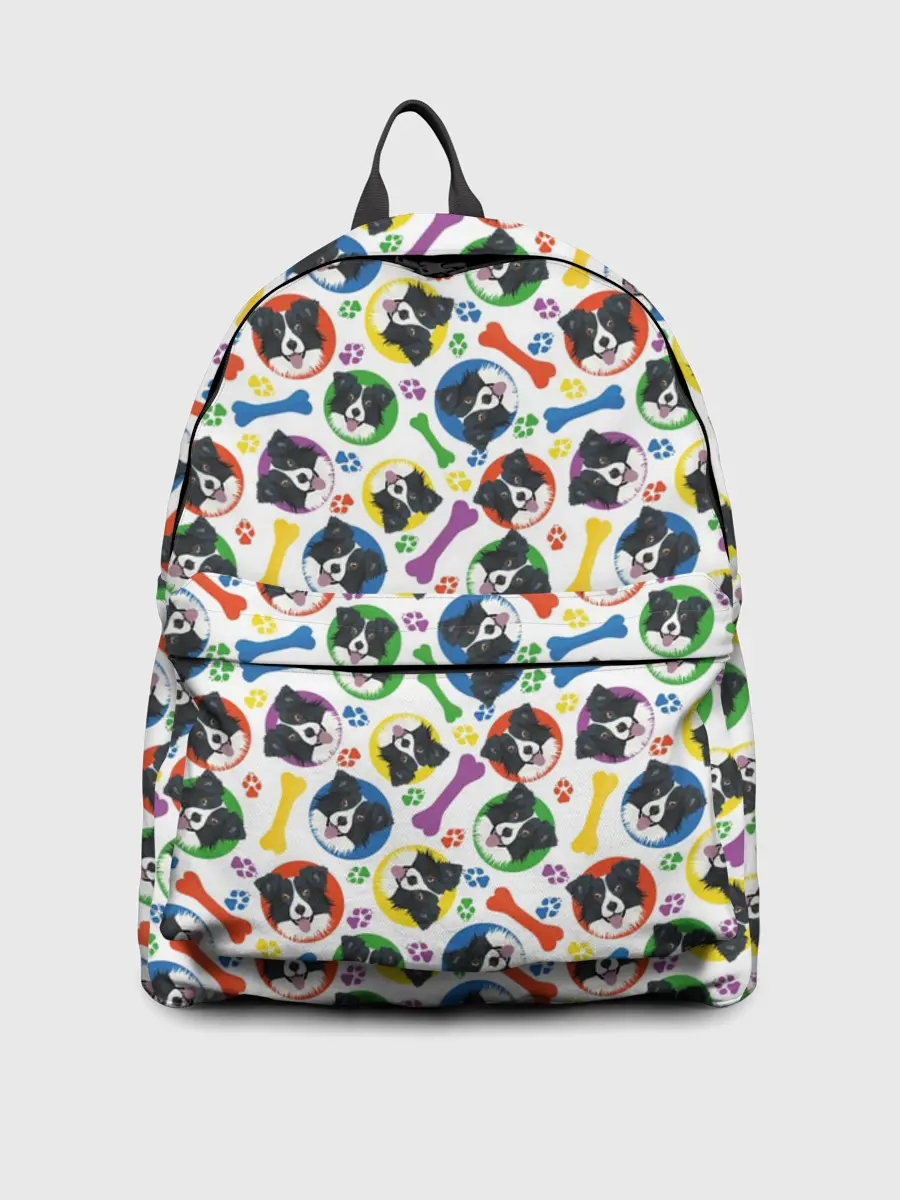 Рюкзак джинсовый / Бордер-Колли