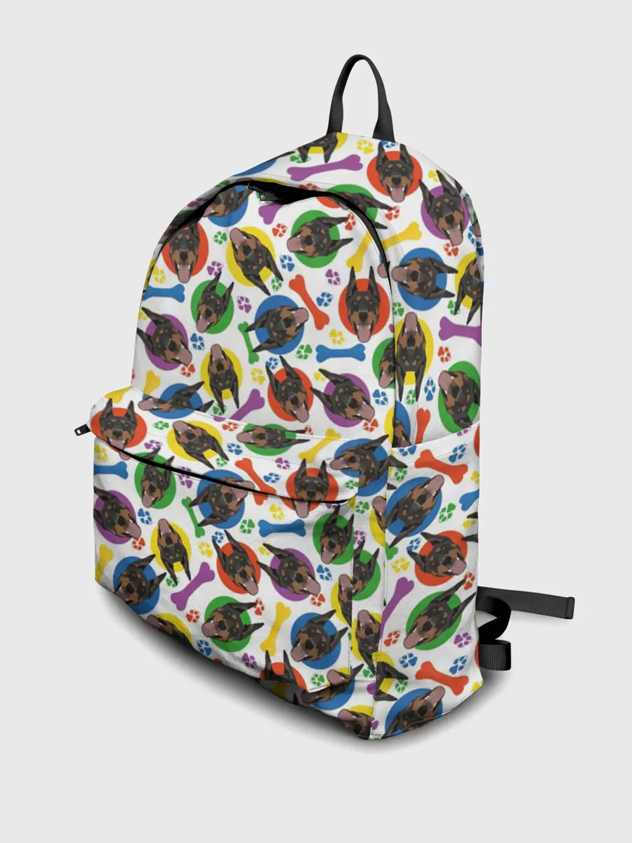 Рюкзак джинсовый / Доберман