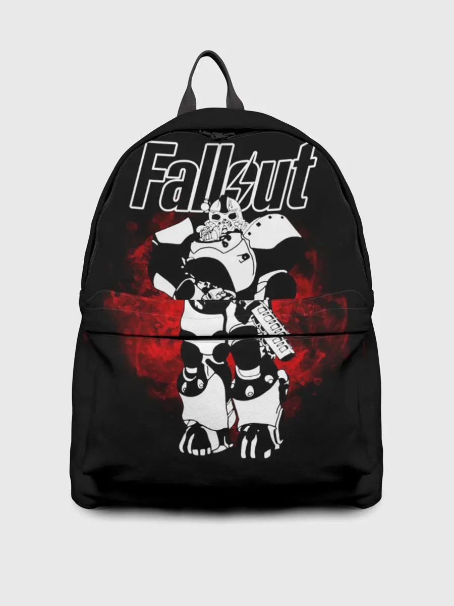 Рюкзак джинсовый / Fallout / Фоллаут, в доспехах