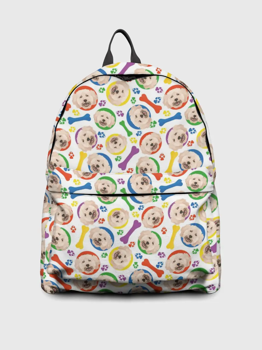 Рюкзак джинсовый / Пудель