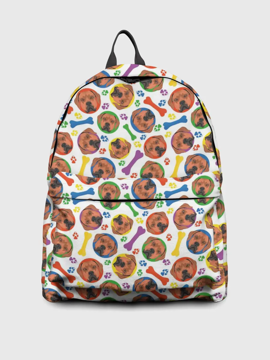 Рюкзак джинсовый / Родезийский Риджбек