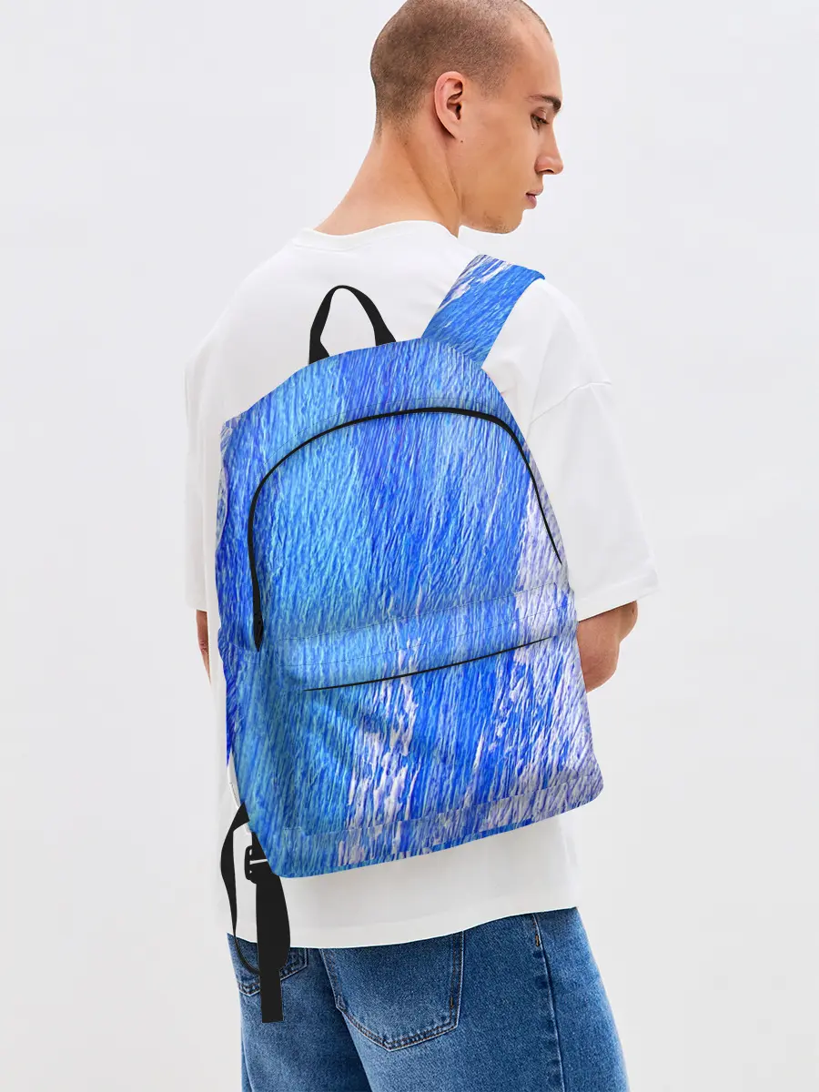 Рюкзак джинсовый / Крупные мазки