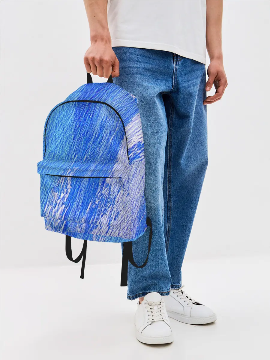 Рюкзак джинсовый / Крупные мазки