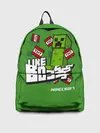 Рюкзак джинсовый / LIKE A BOSS Minecraft Creepe