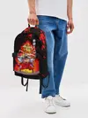 Рюкзак джинсовый / Санджи, Зоро и Луффи One Piece