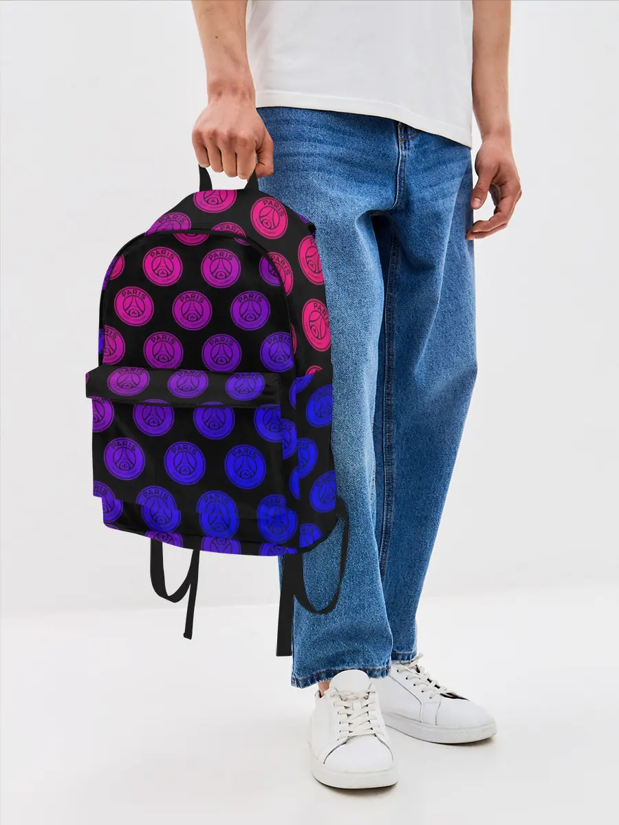 Рюкзак джинсовый / ПСЖ Неон