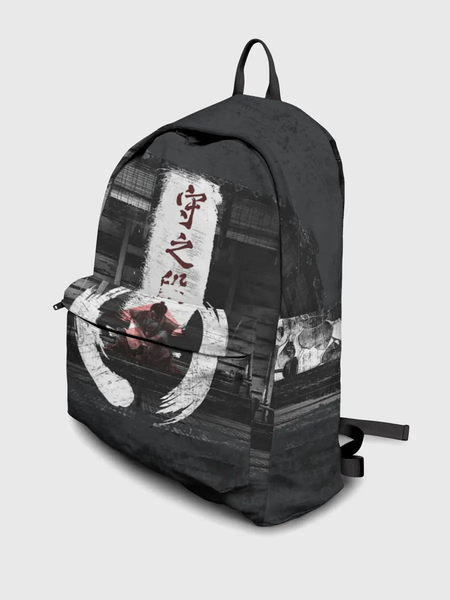 Рюкзак джинсовый / Самурай | Призрак Цусимы