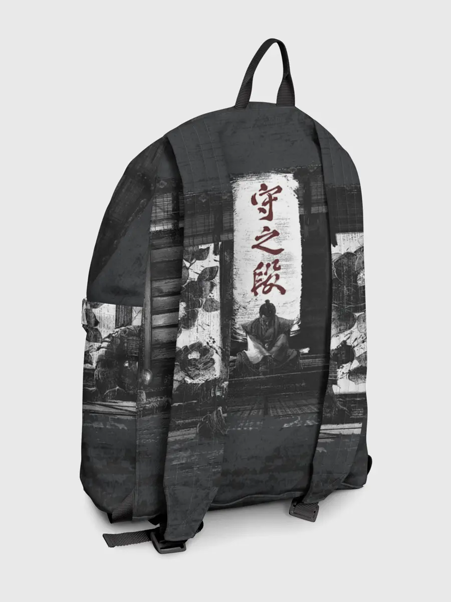 Рюкзак джинсовый / Самурай | Призрак Цусимы