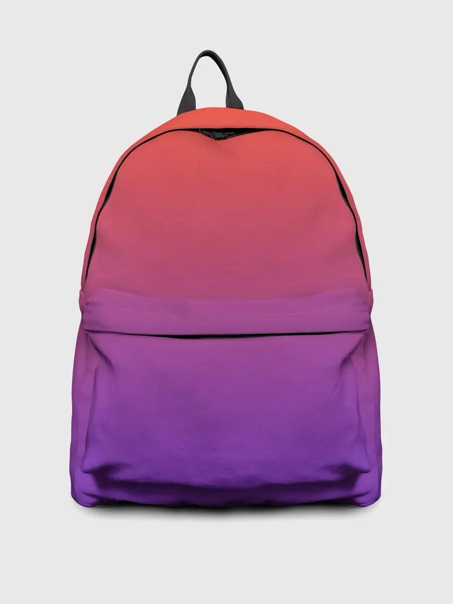 Рюкзак джинсовый / Оранжевый и Фиолетовый