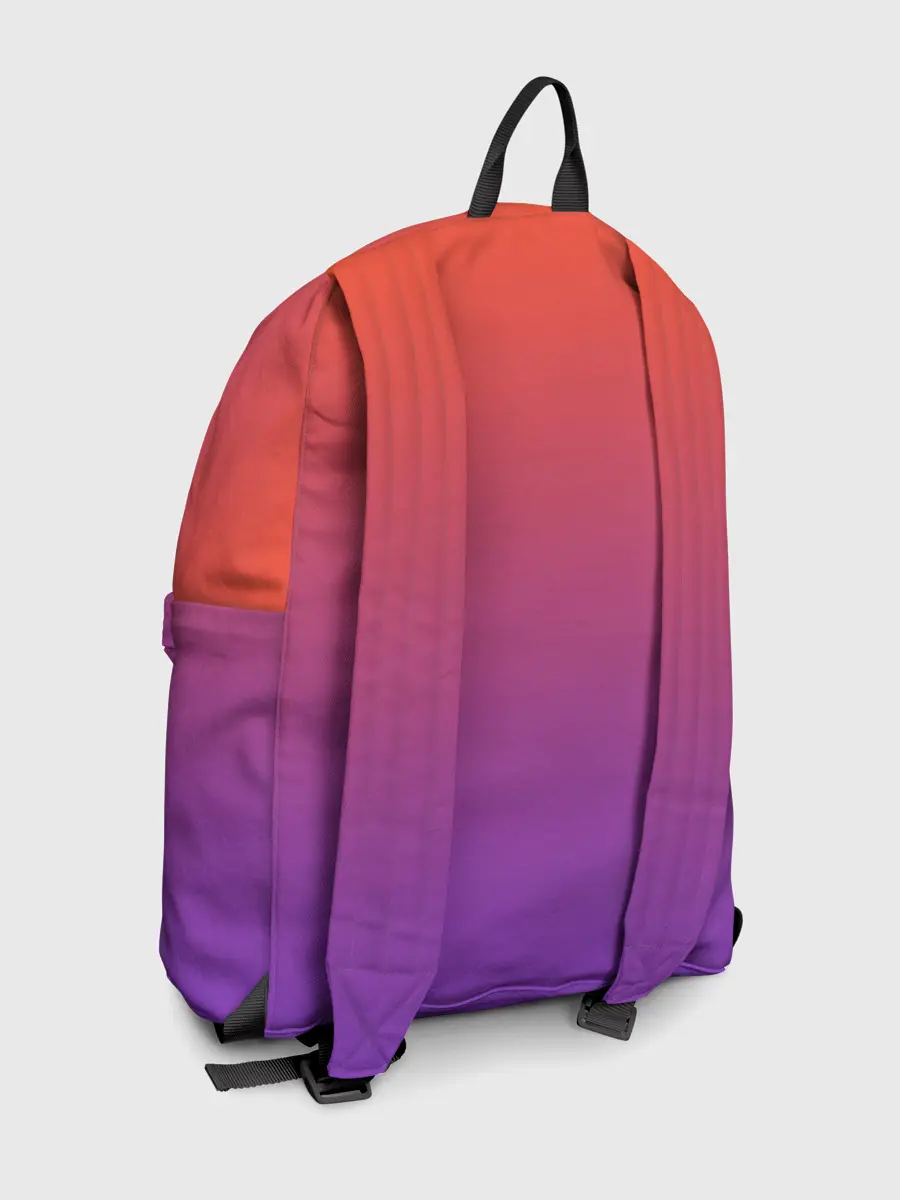 Рюкзак джинсовый / Оранжевый и Фиолетовый