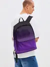 Рюкзак джинсовый / Ночной градиент | Фиолетовый