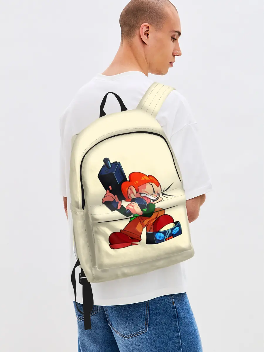 Рюкзак джинсовый / Пико с оружием