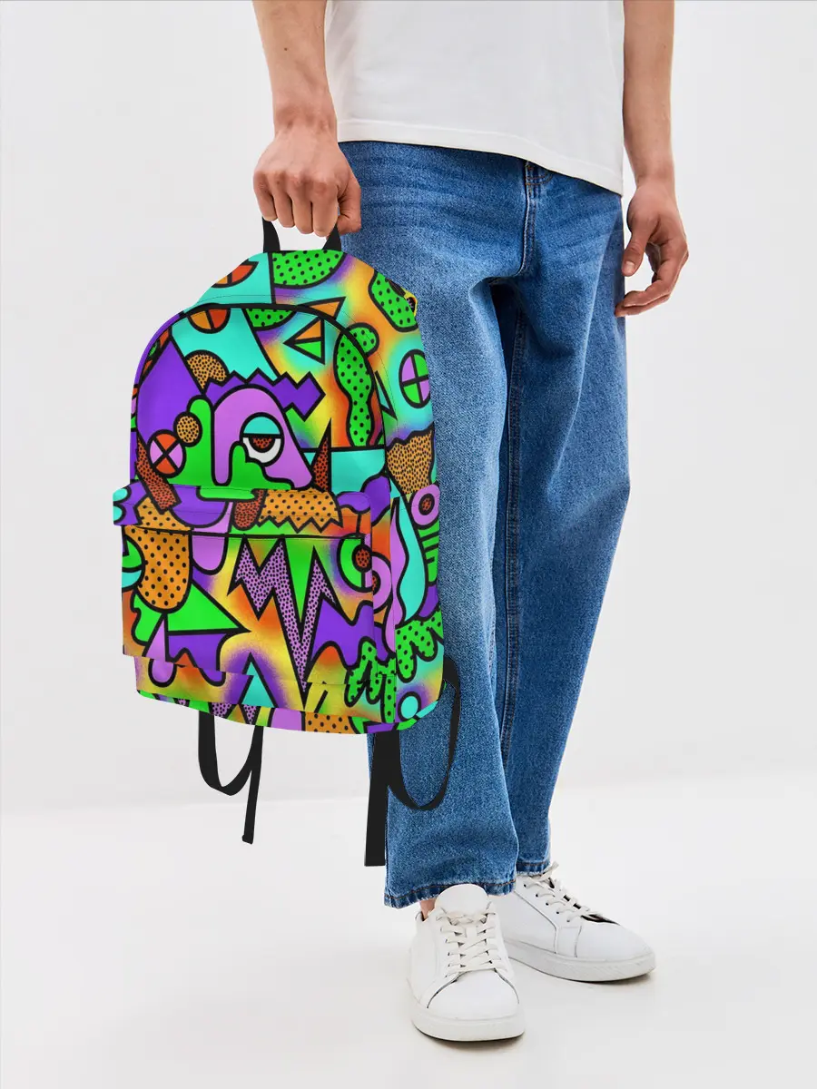 Рюкзак джинсовый / Хаус в душе и голове