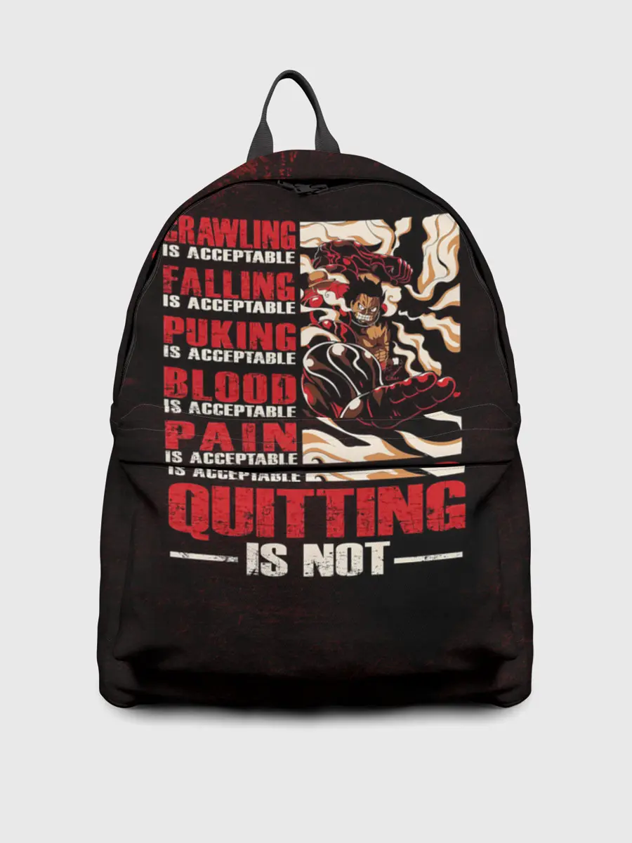 Рюкзак джинсовый / Агрессия Луффи One Piece