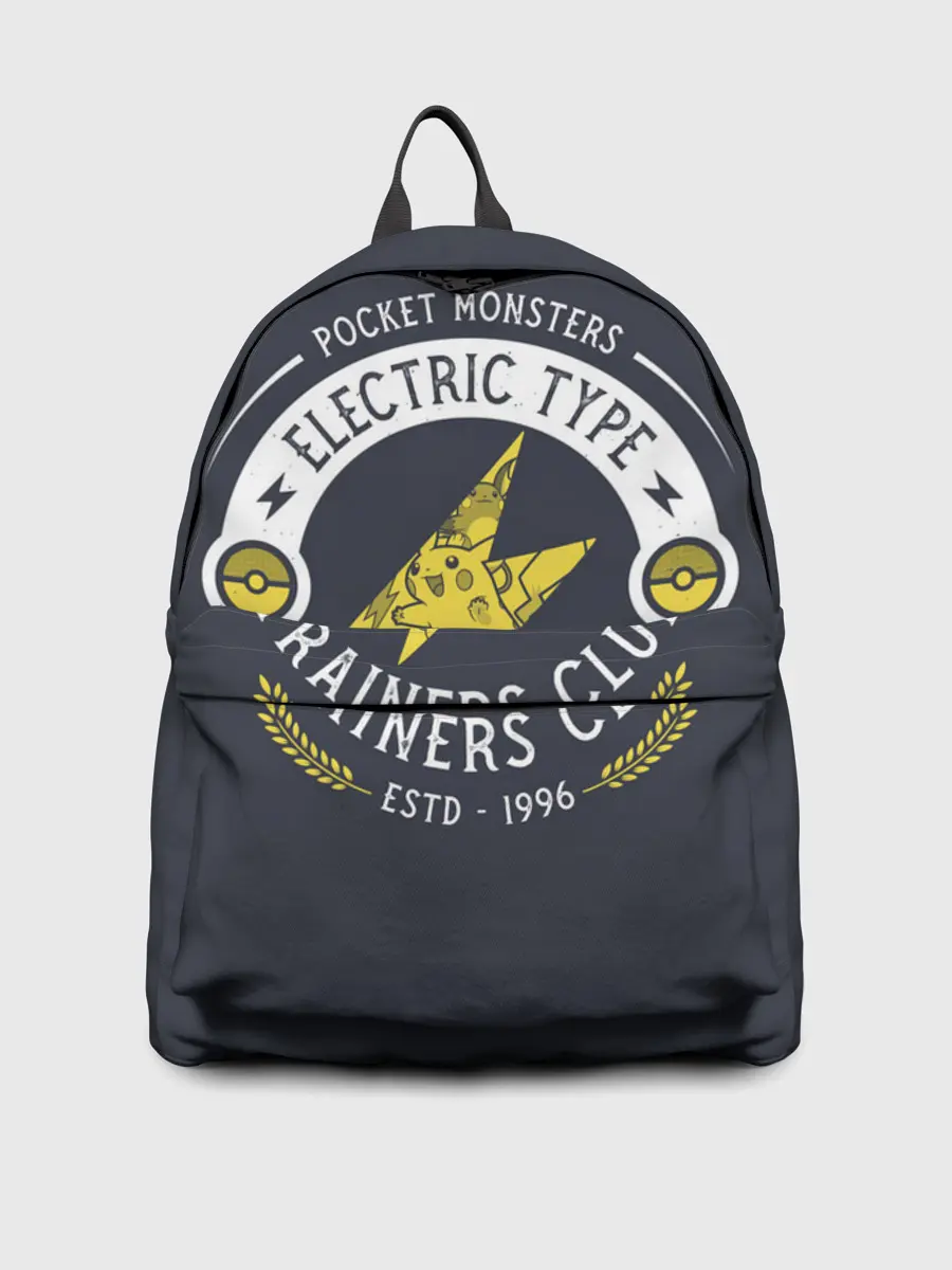 Рюкзак джинсовый / Тренер электрических покемонов