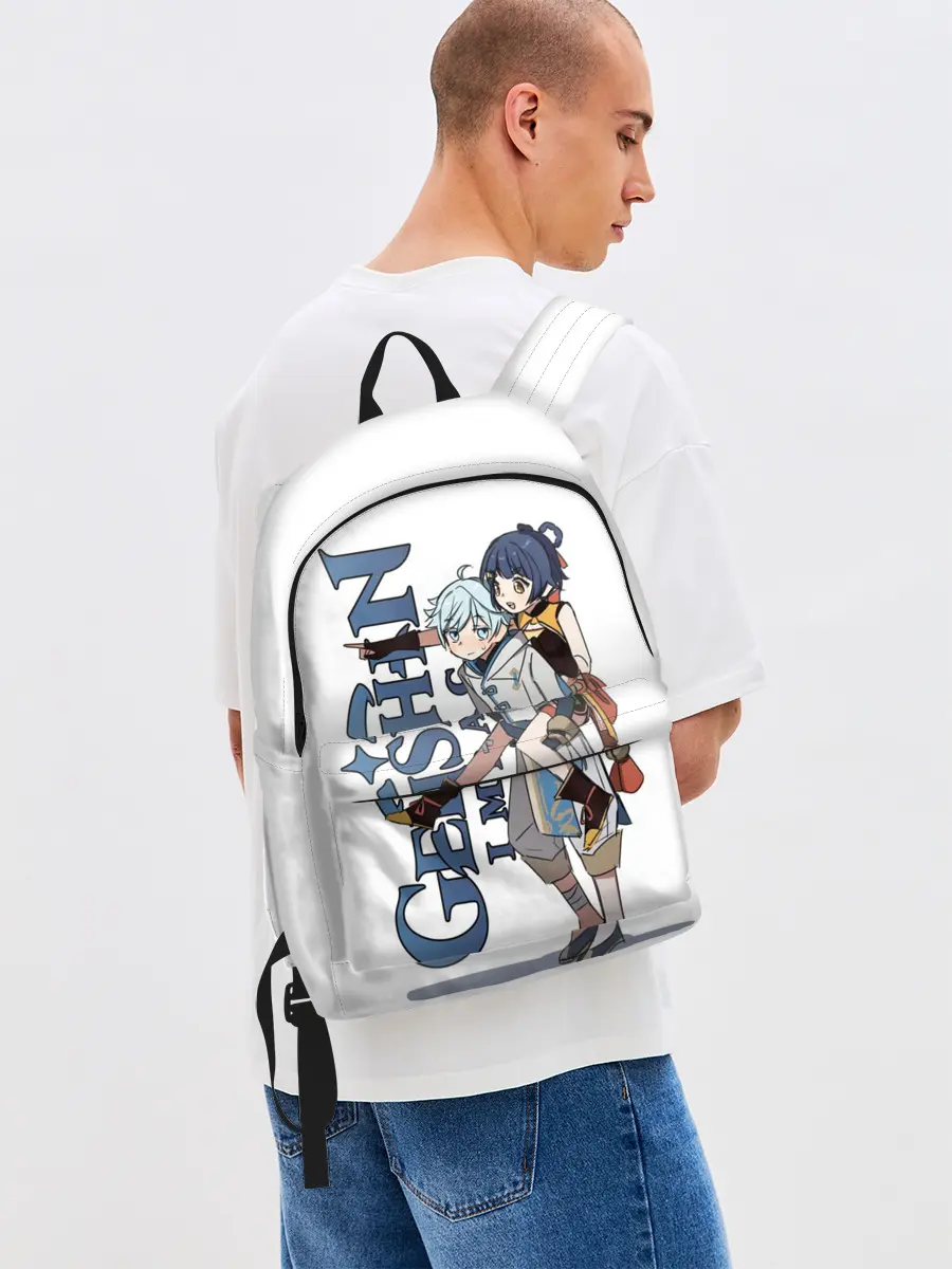 Рюкзак джинсовый / ЧУН ЮНЬ И СЯН ЛИН