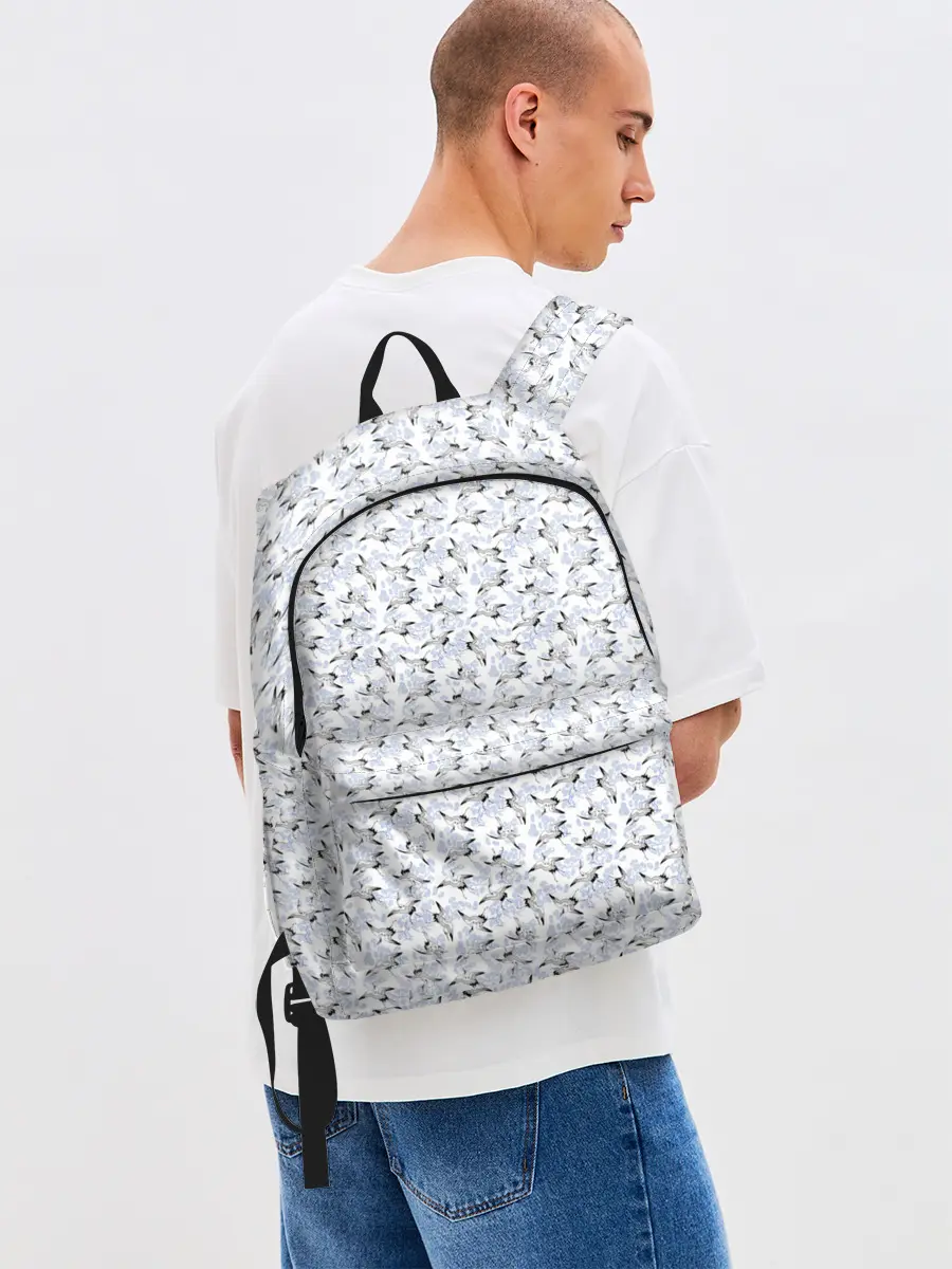 Рюкзак джинсовый / Журавли