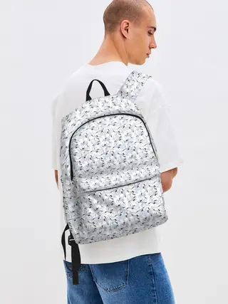 Рюкзак джинсовый / Журавли