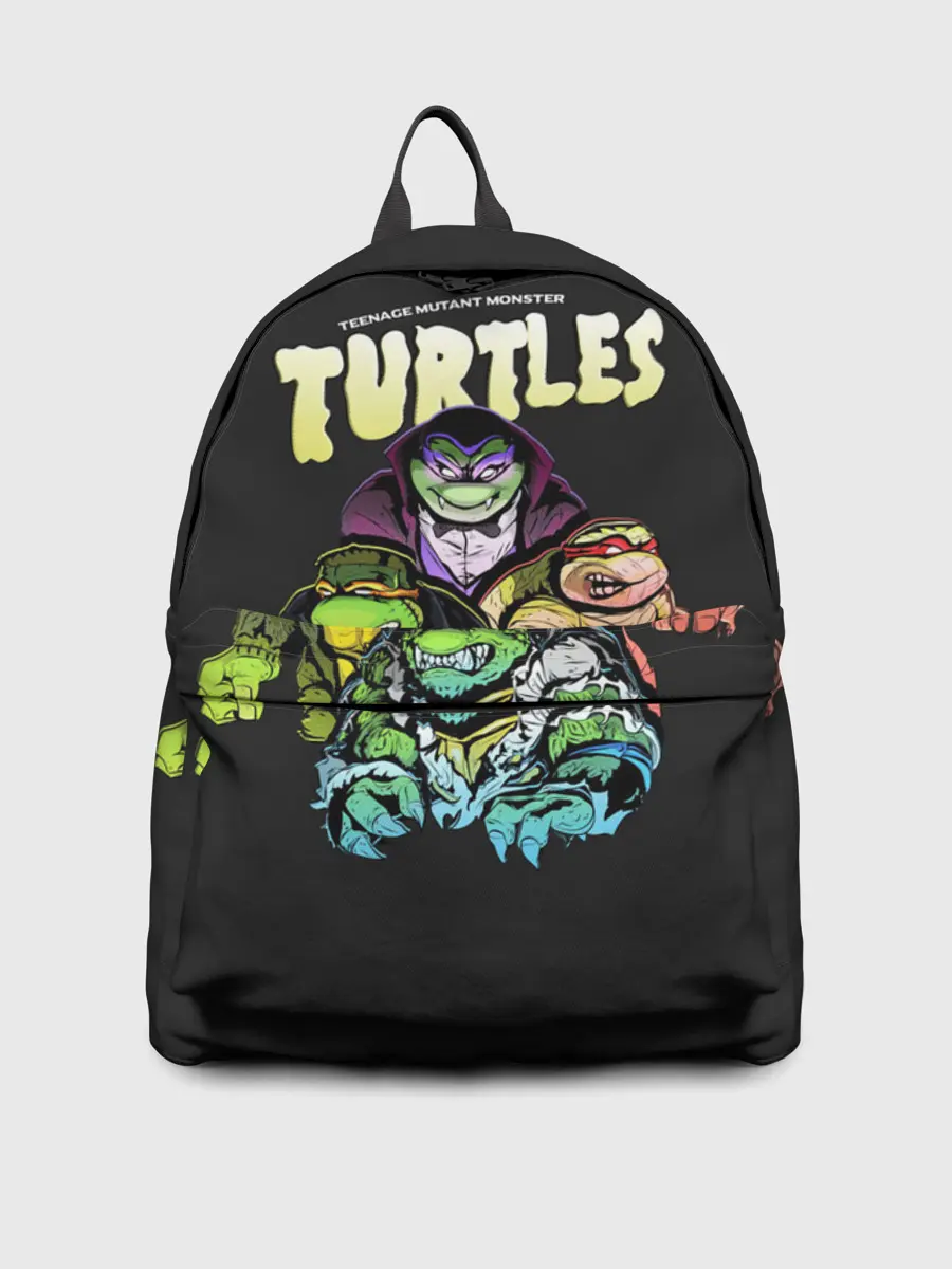 Рюкзак джинсовый / Черепашки Франкенштейны