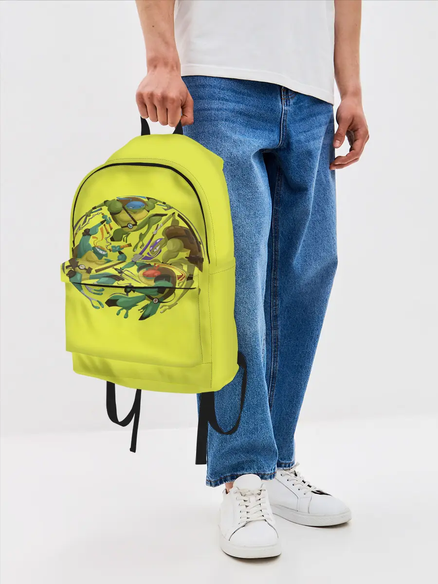 Рюкзак джинсовый / Черепашья банда