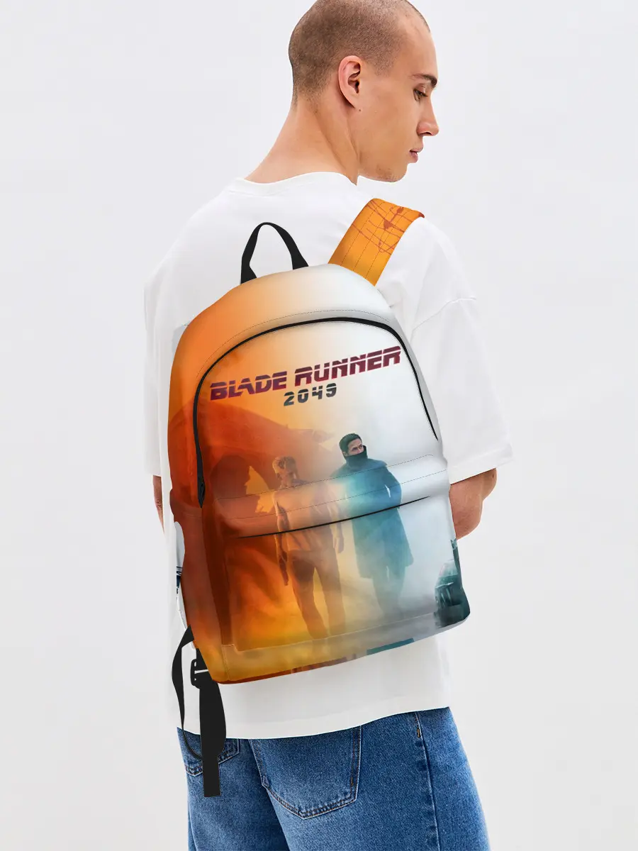 Рюкзак джинсовый / Рик Декард и Кей BR2049