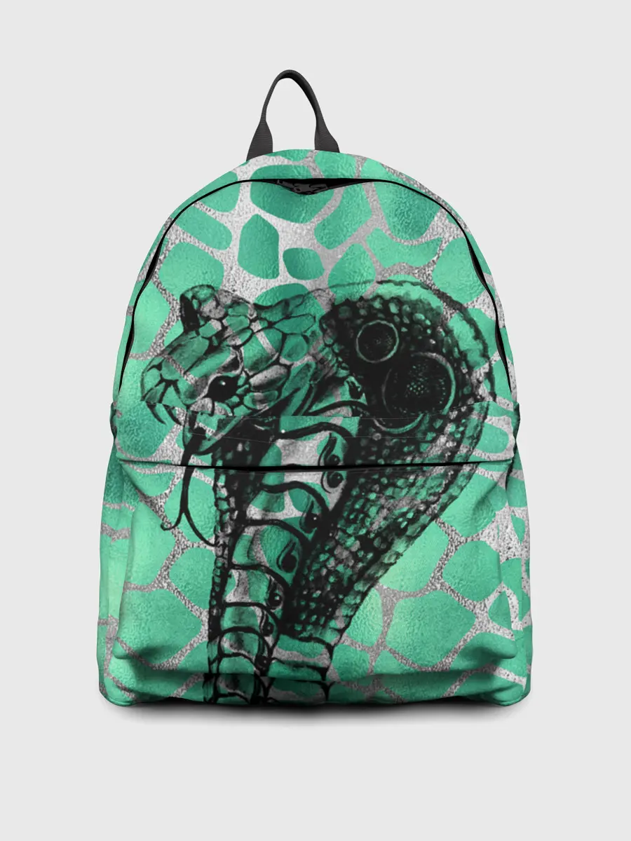 Рюкзак джинсовый / Кобра. Змеиный стиль