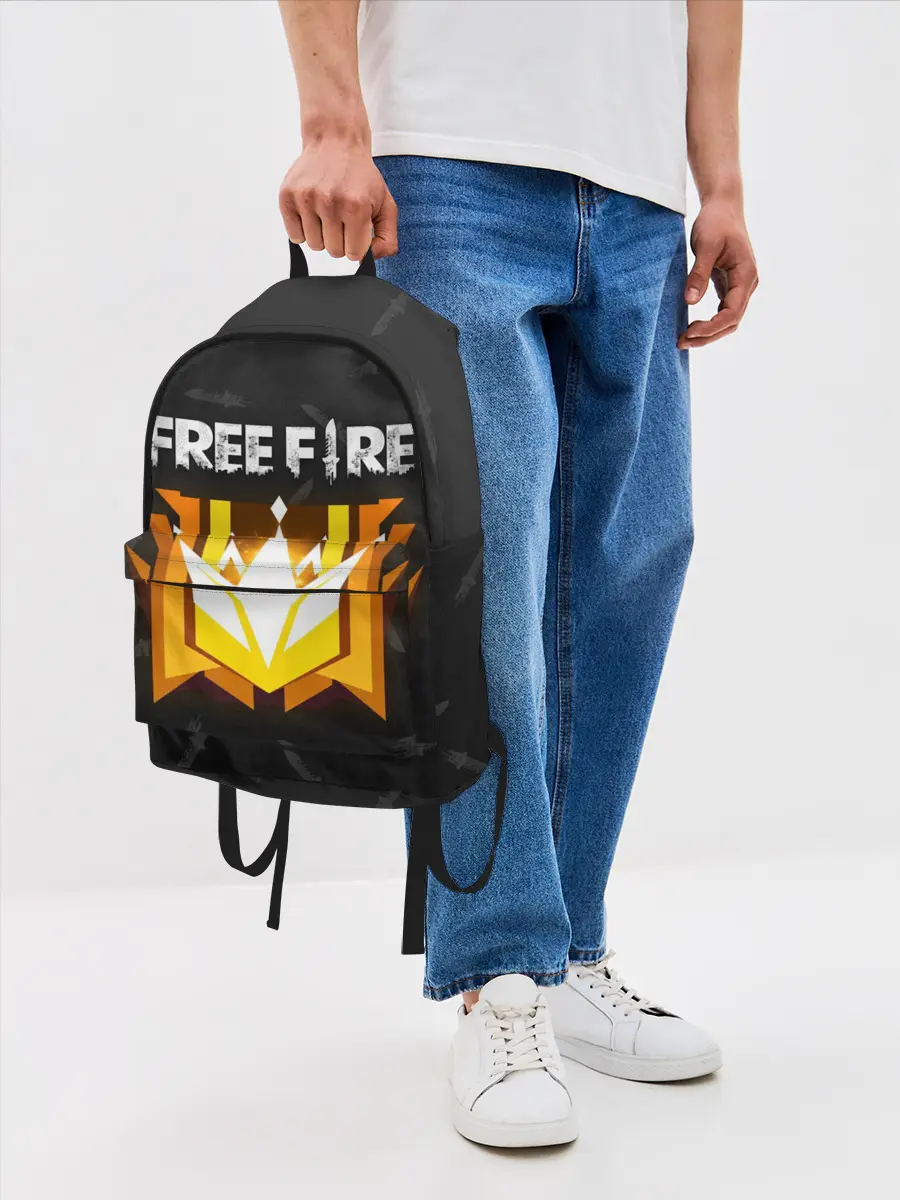 Рюкзак джинсовый / Free Fire | Фри фаер