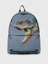 Рюкзак джинсовый / Хищный динозавр | Dino