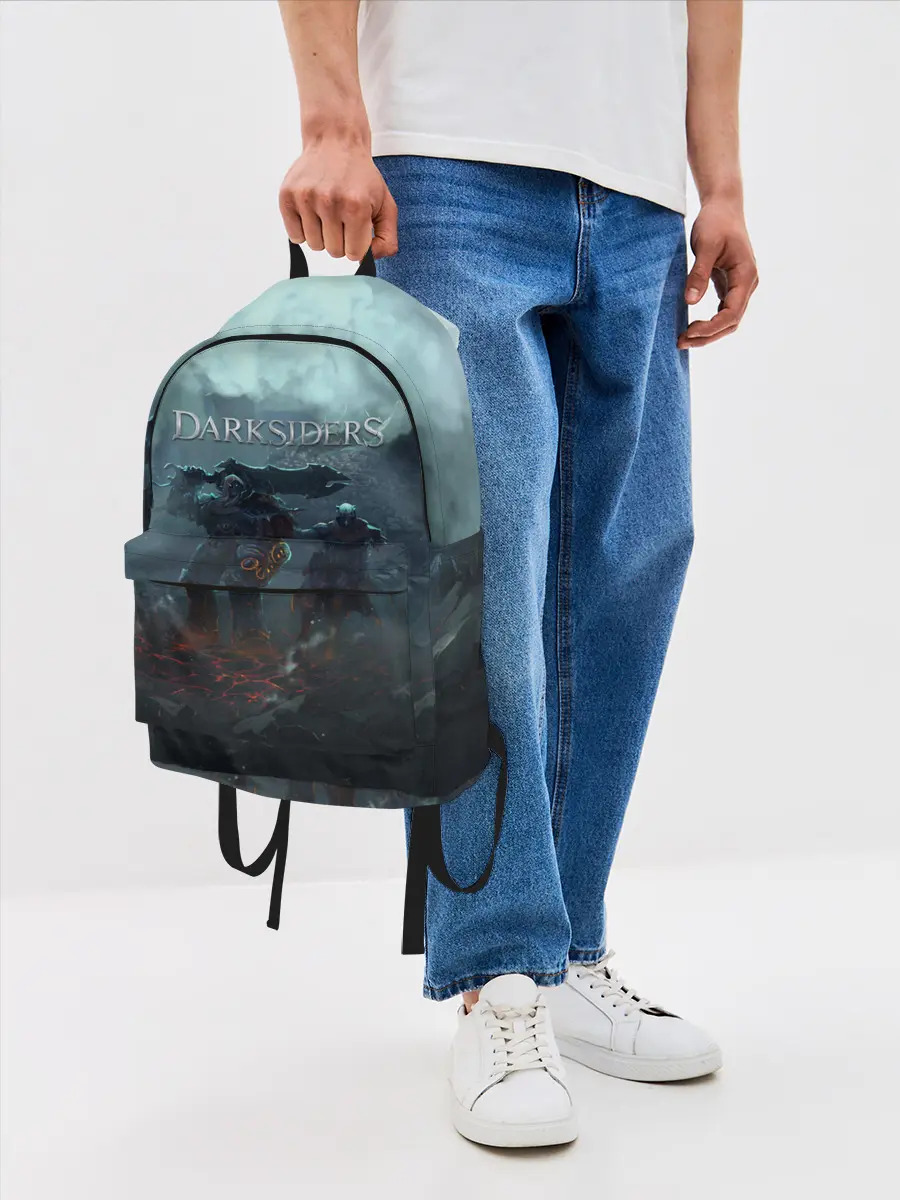 Рюкзак джинсовый / Darksiders | Гнев Войны