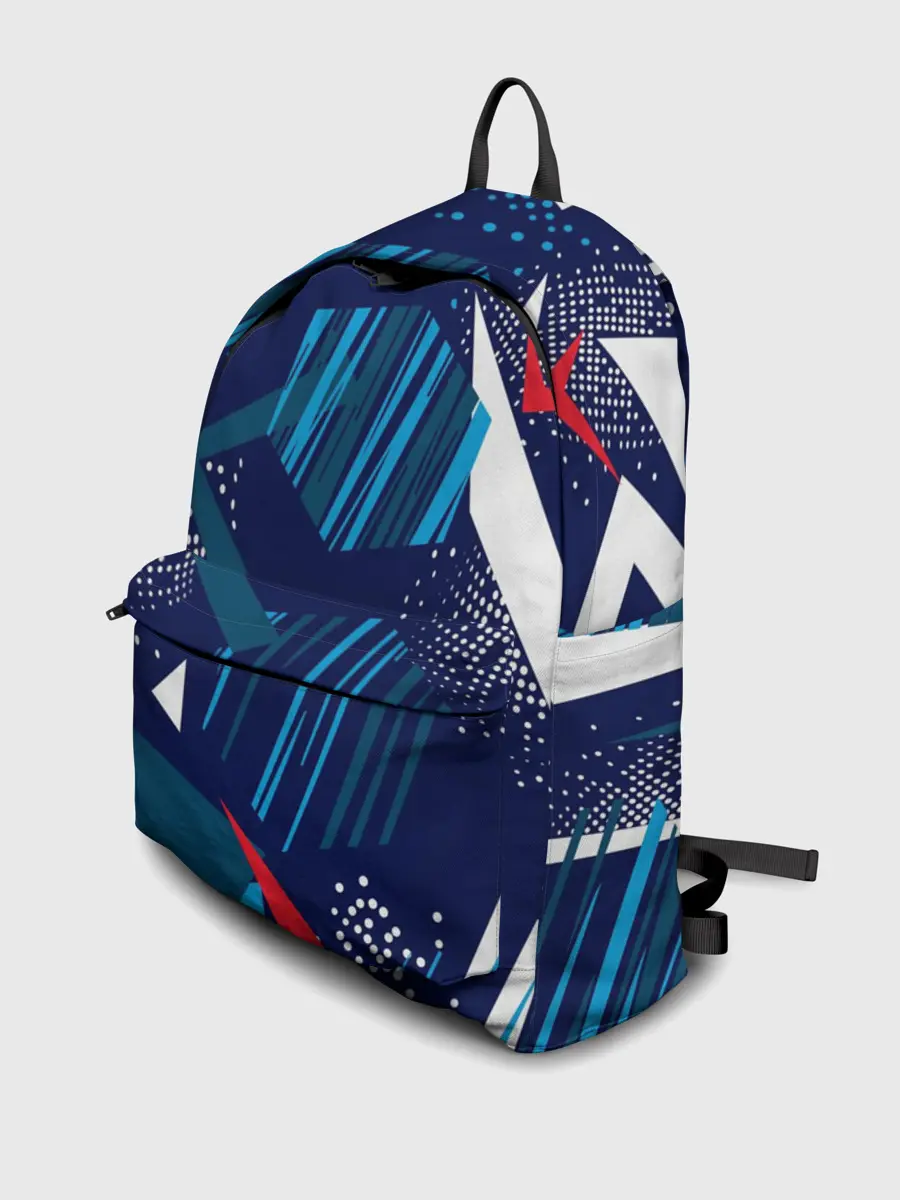 Рюкзак джинсовый / Геометрия