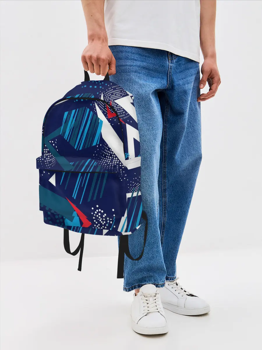 Рюкзак джинсовый / Геометрия