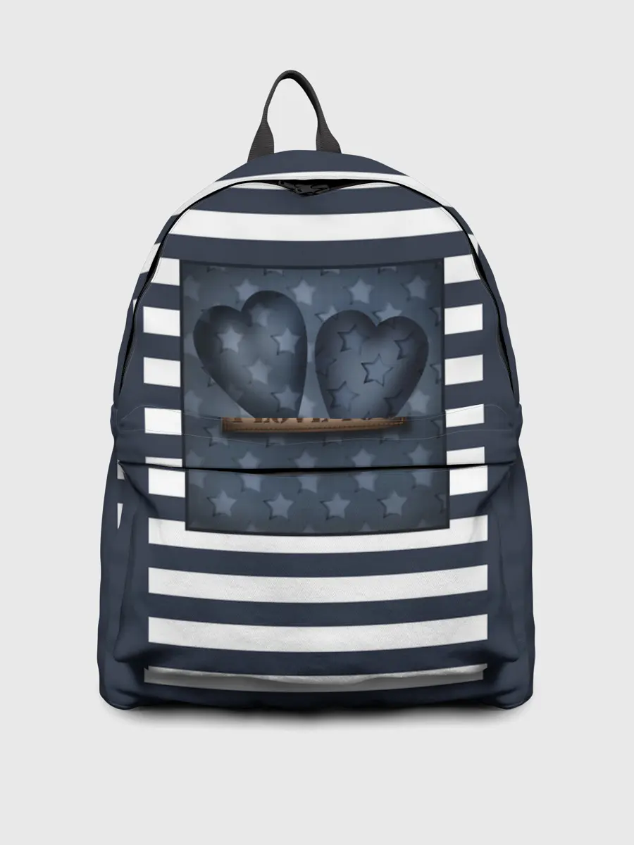 Рюкзак джинсовый / Я тебя люблю