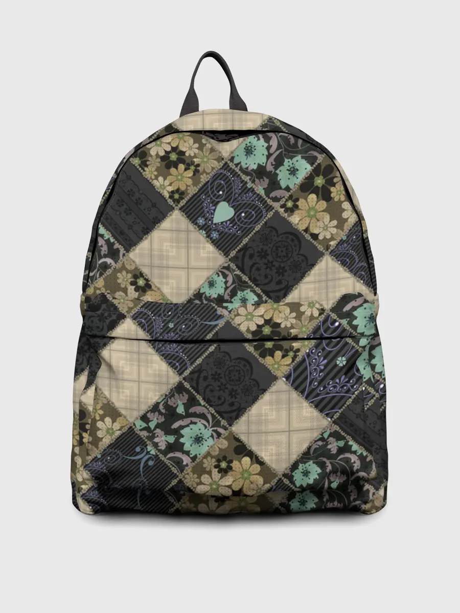 Рюкзак джинсовый / Лоскутное шитье