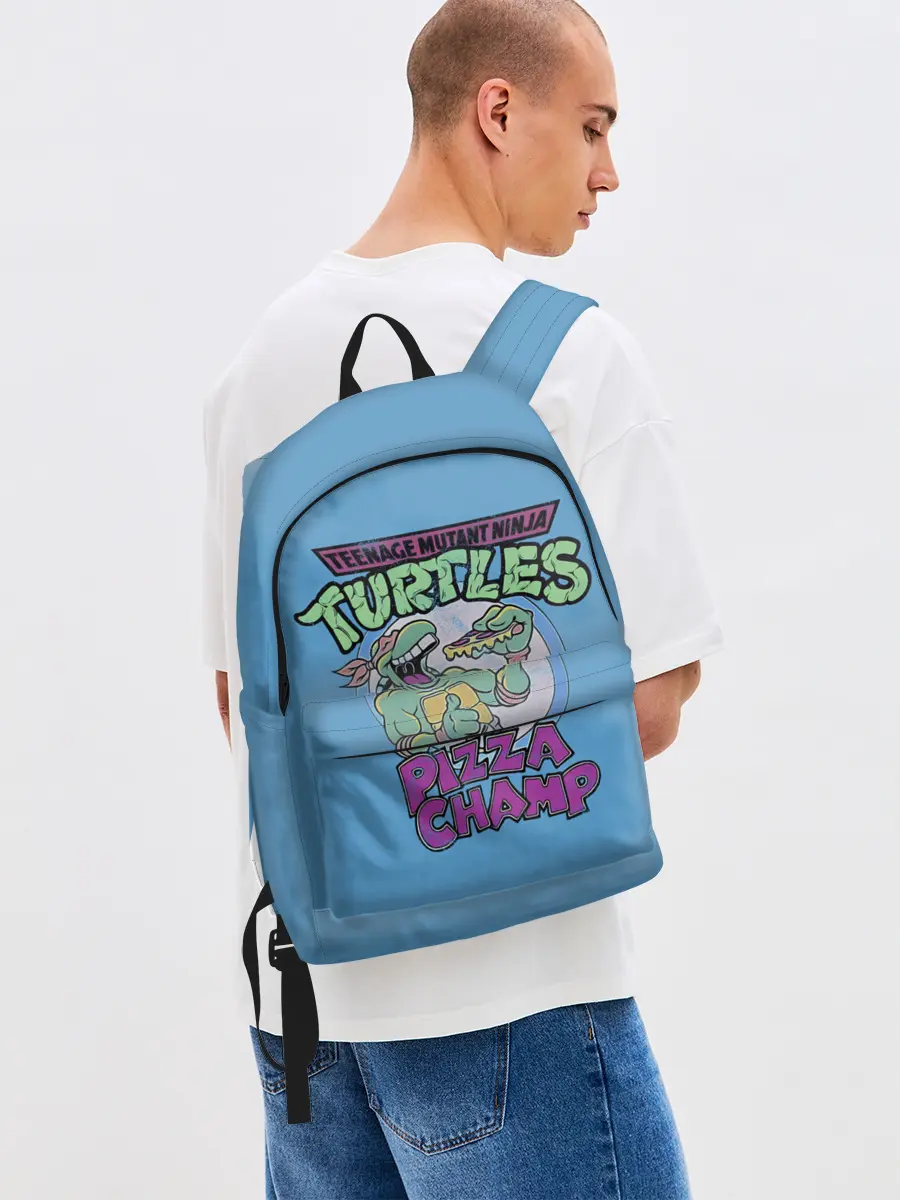 Рюкзак джинсовый / Любитель пиццы