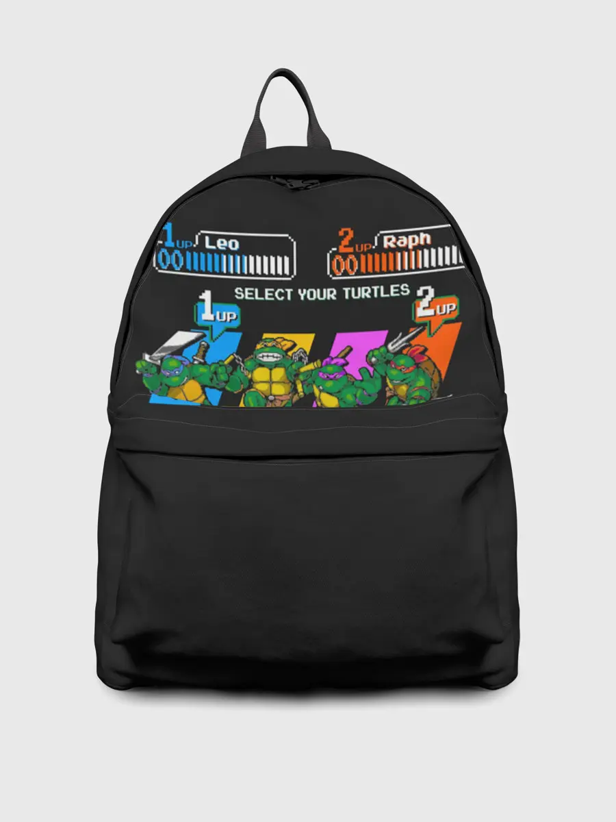 Рюкзак джинсовый / Turtles 8bit