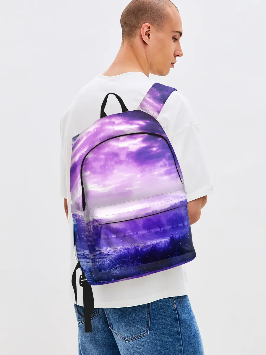 Рюкзак джинсовый / ФИОЛЕТОВЫЙ РАЙ