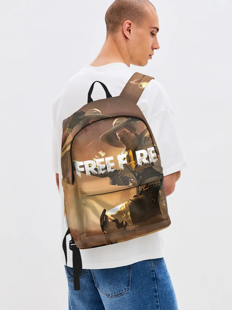 Рюкзак джинсовый / FREE FIRE