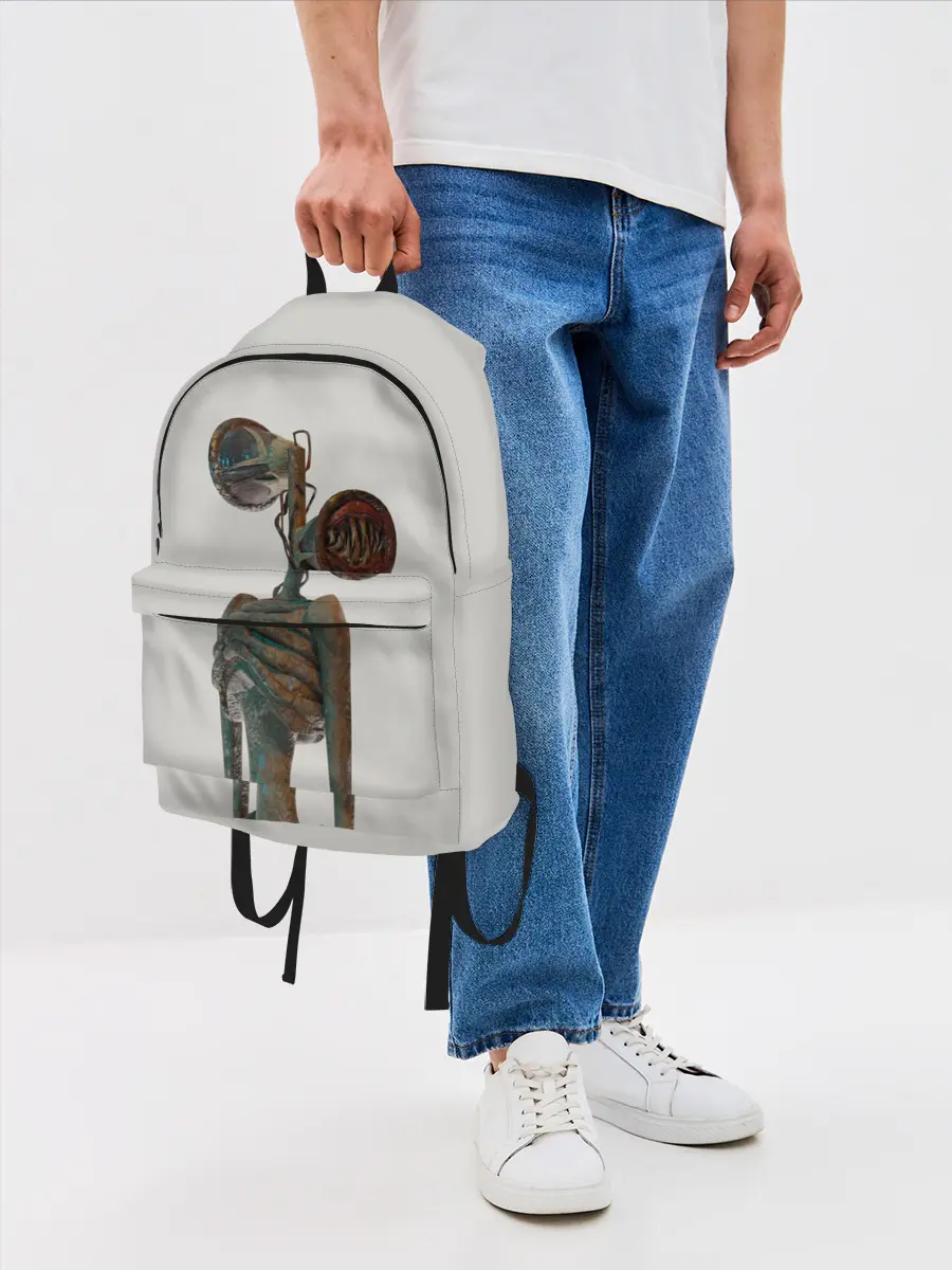 Рюкзак джинсовый / СИРЕНОГОЛОВЫЙ | ХОРРОР