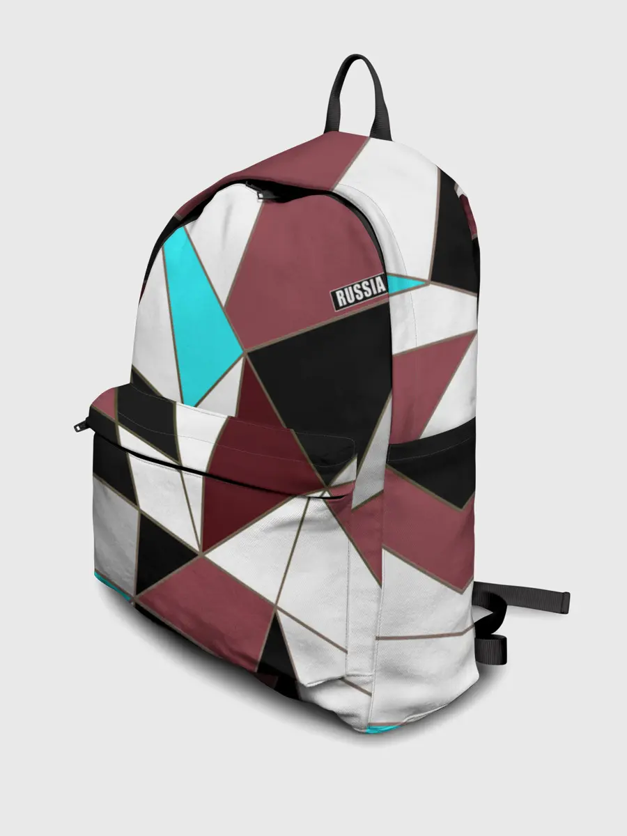 Рюкзак джинсовый / Геометрический узор