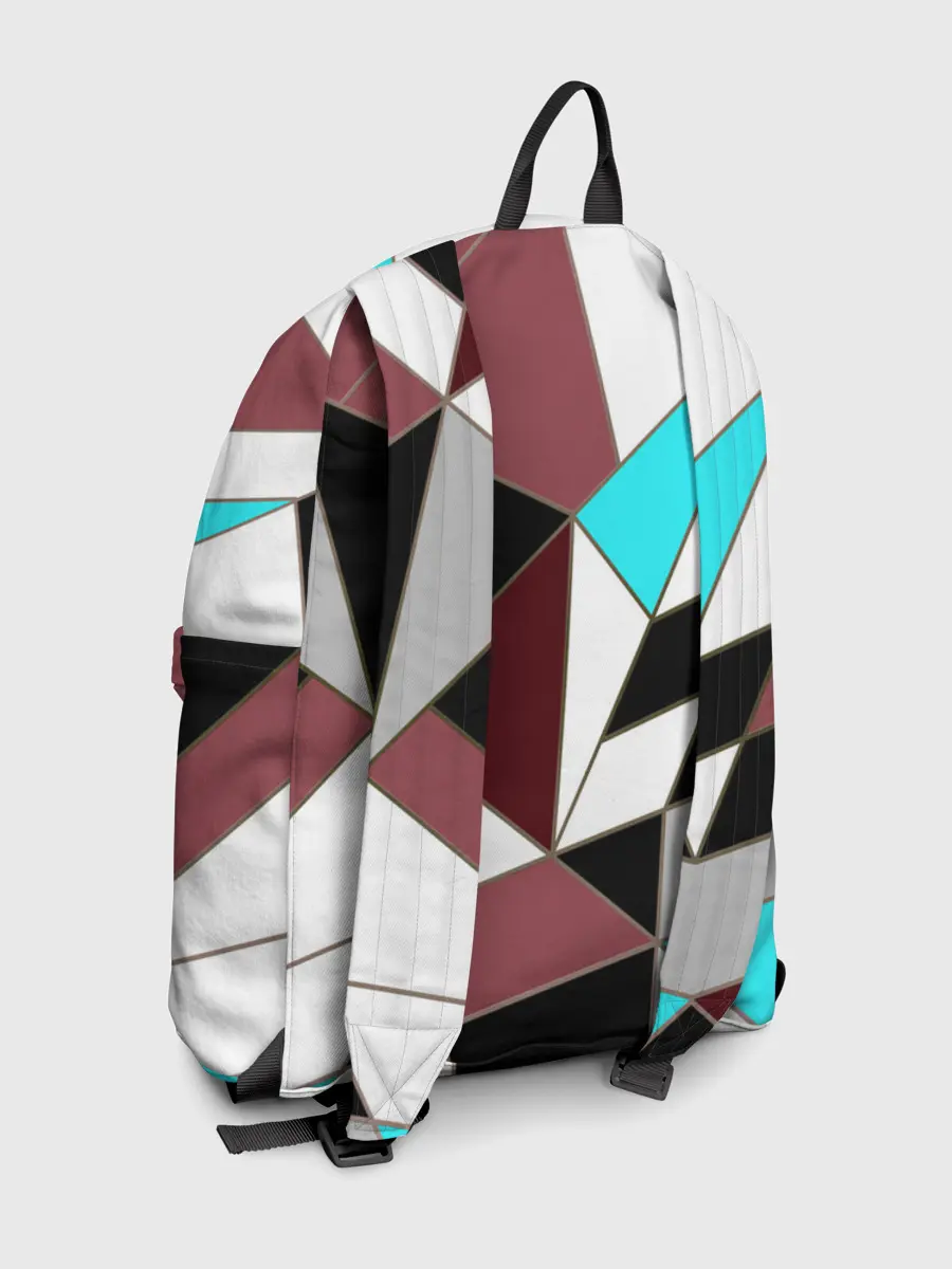 Рюкзак джинсовый / Геометрический узор