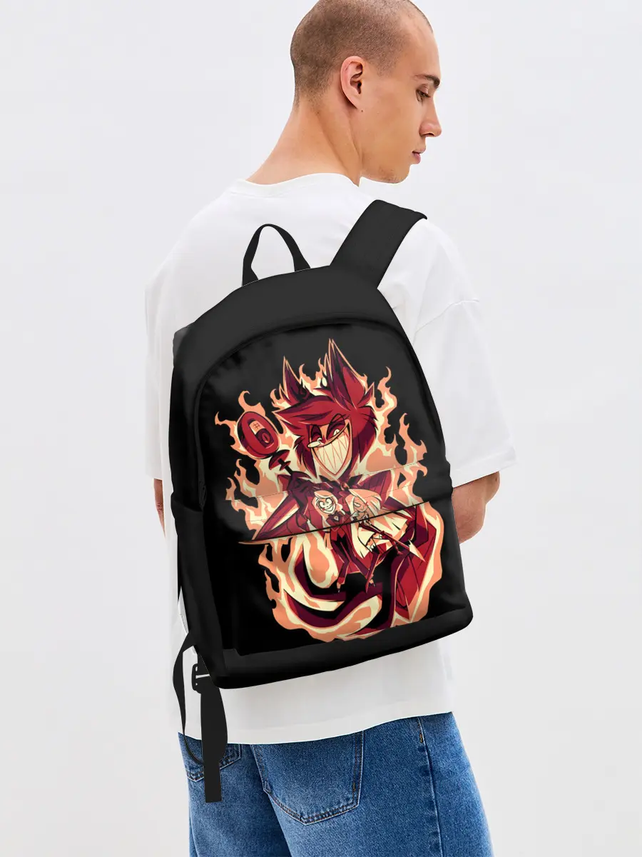 Рюкзак джинсовый / Добро пожаловать в Хазбин