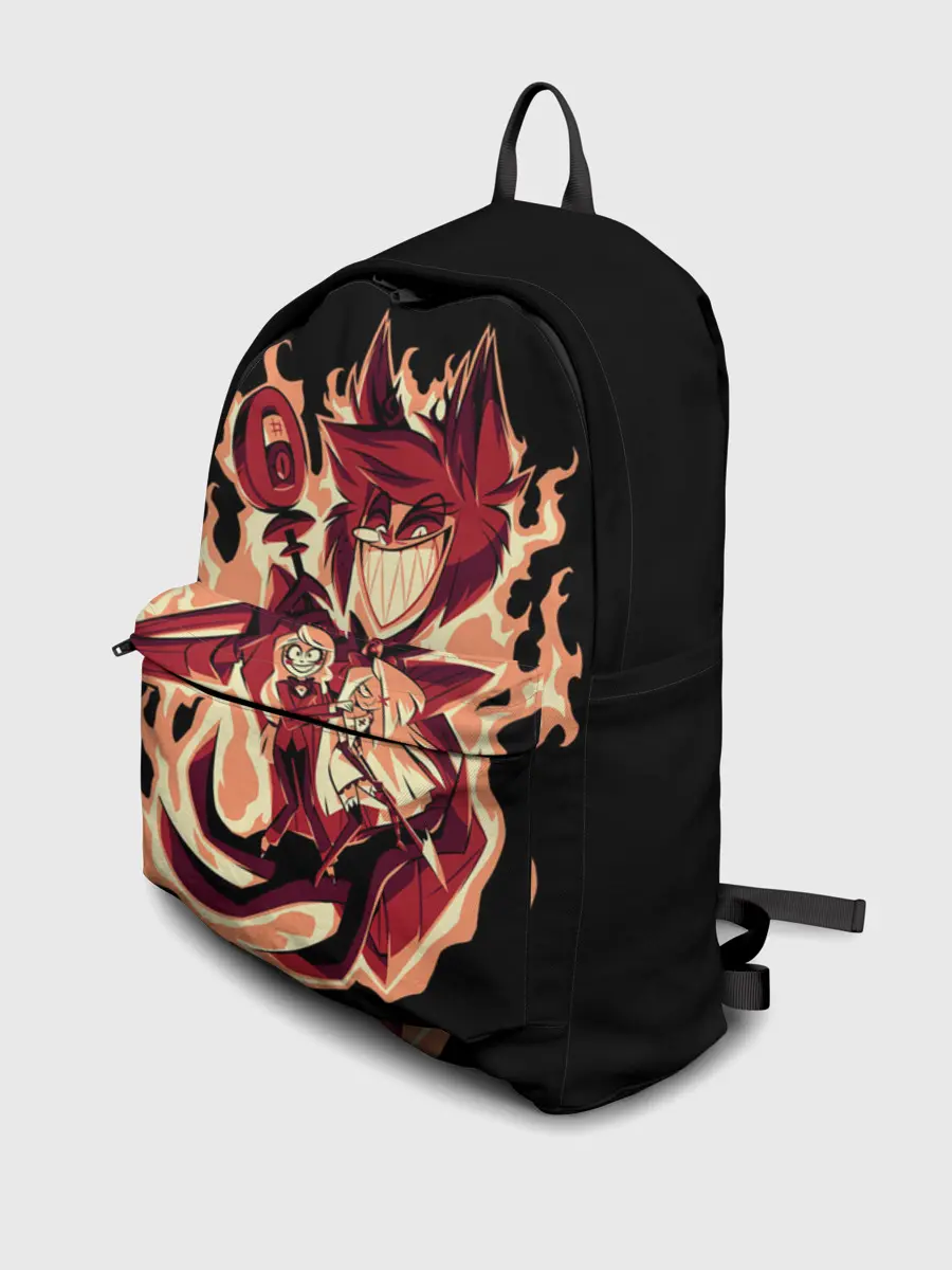 Рюкзак джинсовый / Добро пожаловать в Хазбин