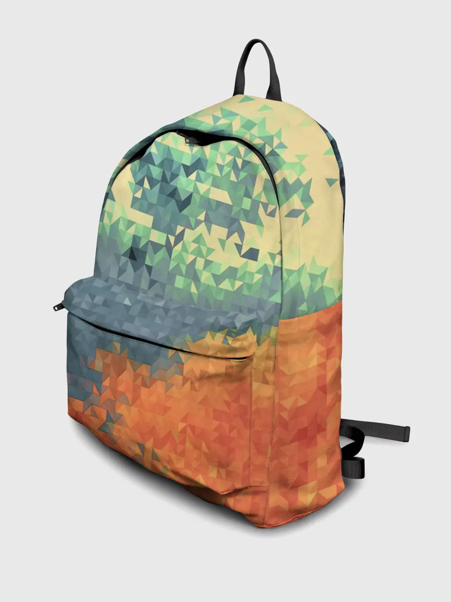 Рюкзак джинсовый / Стихия: лед и пламя